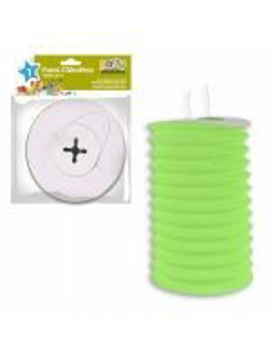 Picture of LIME PAPER DROP LANTERN 15CM